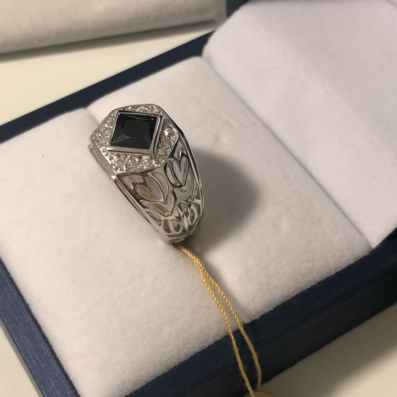 Other - 🆕 925 Sterling Silver Men CZ Ring